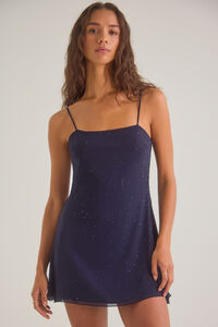Sage Rhinestone Mini Dress Detail 2 - Altar'd State