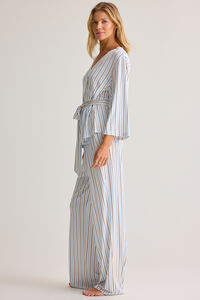 Rosalie Striped Kimono Top Detail 4 - Altar'd State