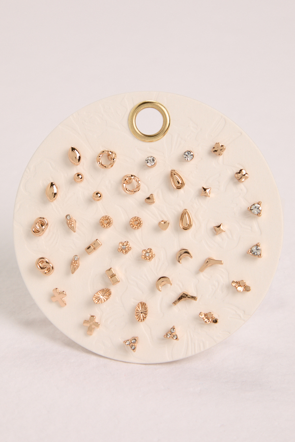 Everyday Gold Stud Earring Pack - Altar'd State
