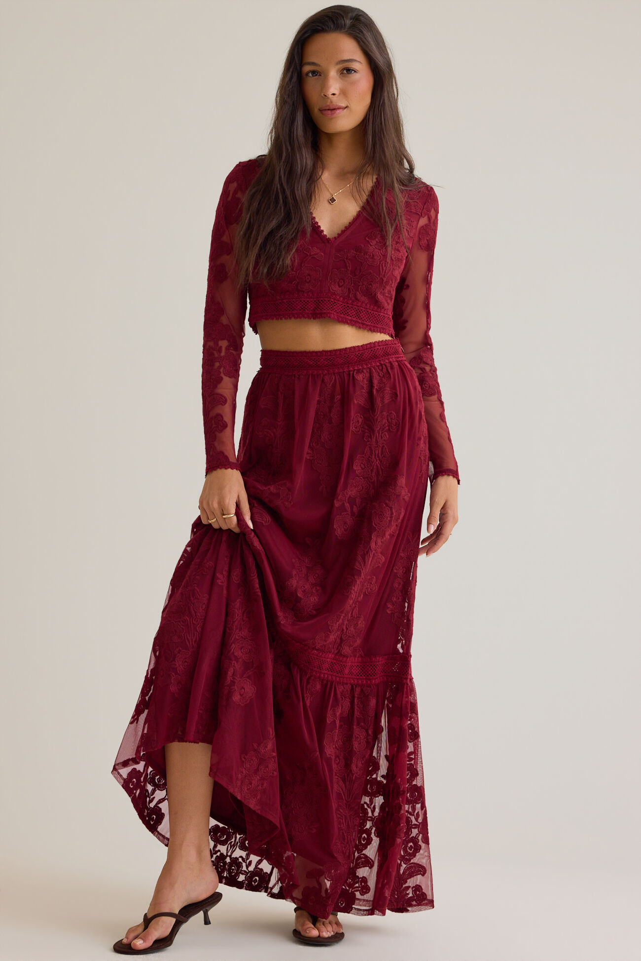 Arissa Floral Embroidered Top