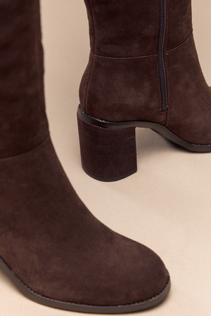 Elodie Tall Brown Boot - Altar'd State