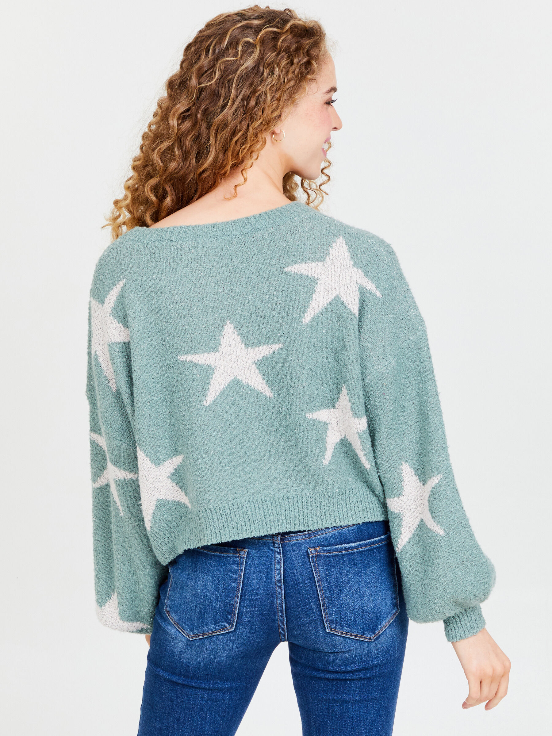 Star Cropped Sweater | Altar'd State