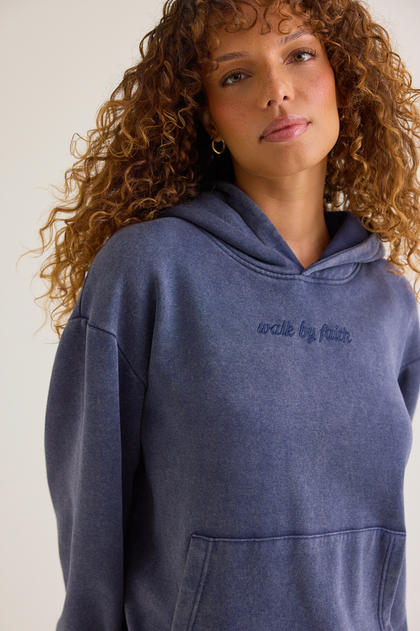 Walk by Faith Hoodie Detail 3 - Altar'd State
