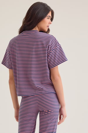 Alaya Stripe Lounge Top - Altar'd State - 
