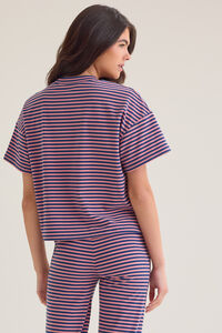 Alaya Stripe Lounge Top Detail 6 - Altar'd State