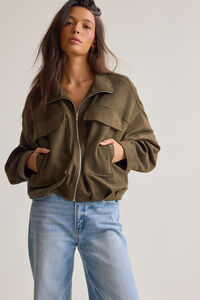 Millie Suede Jacket Detail 4 - Altar'd State