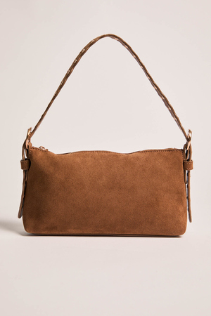 Studded Suede Shoulder Bag - Altar'd State