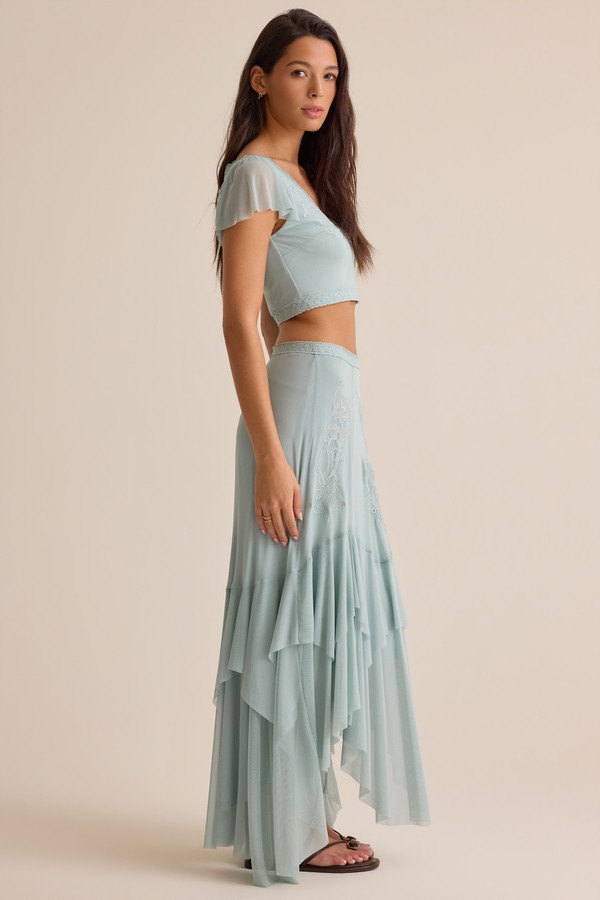 Carlin Embroidered Top Detail 3 - Altar'd State