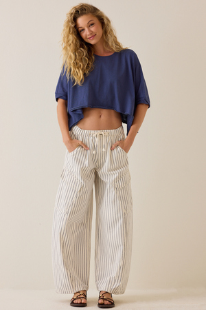 McKenna Oversized Boxy Crop Tee - Altar'd State - 
