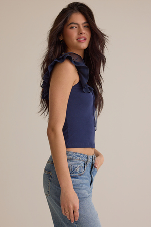 Josie Flutter Sleeve Tank - Altar'd State - 