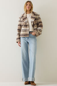Ireland Plaid Short Coat - Altar'd State