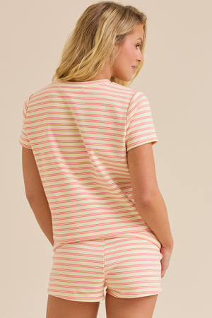 Sherry Stripe Tee - Altar'd State - 
