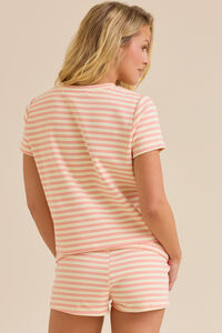 Sherry Stripe Tee Detail 5 - Altar'd State