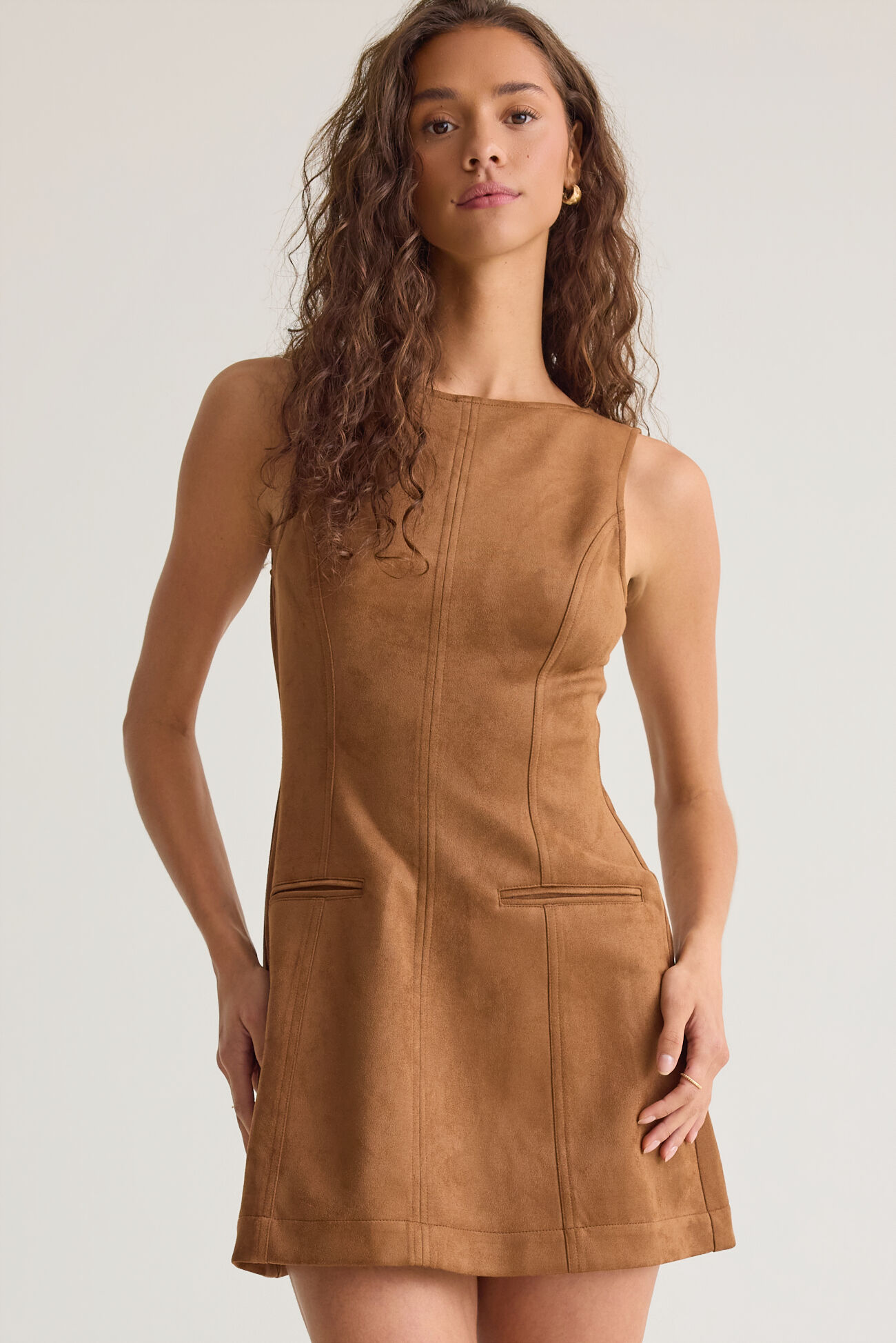 Gisele Suede Mini Dress