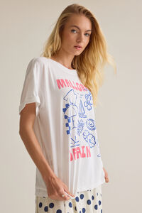 Mallorca Spain Oversized Tee Detail 4 - Altar'd State