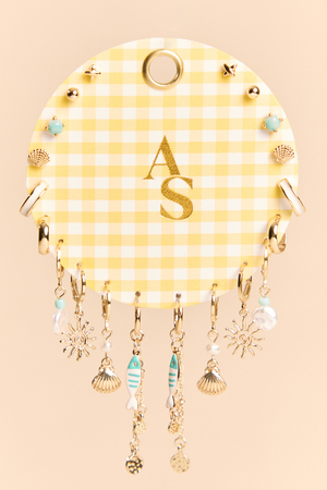 Gingham Summer Earring Set - Altar'd State - 