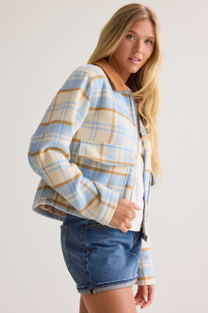 Sami Plaid Flannel Jacket - Altar'd State