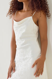 Olandria Satin Midi Dress Detail 5 - Altar'd State