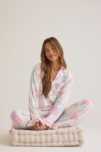Angelina Patchwork Lounge Top - Altar'd State