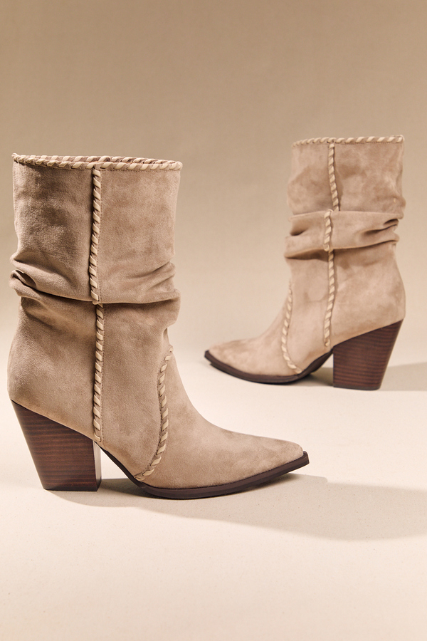 Aria Scrunched Whip Stitch Boot - Altar'd State
