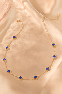18K Gold Dainty Clover Choker Detail 4 - Altar'd State
