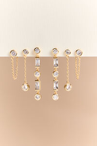 Bezel Drop Earring Set - Altar'd State