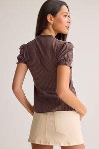 Samantha Striped Top Detail 4 - Altar'd State