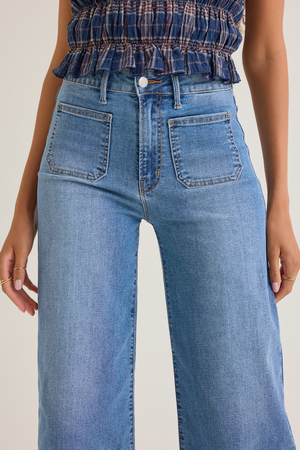 Prestyn High Rise Straight Leg Jeans - Altar'd State - 