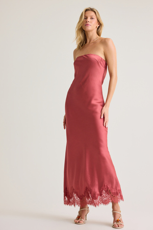 Ren Satin Maxi Dress - Altar'd State
