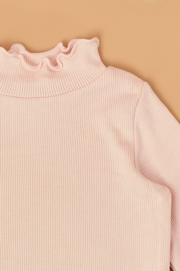 Sienna Ribbed Mock Neck Detail 2 - Altar'd State
