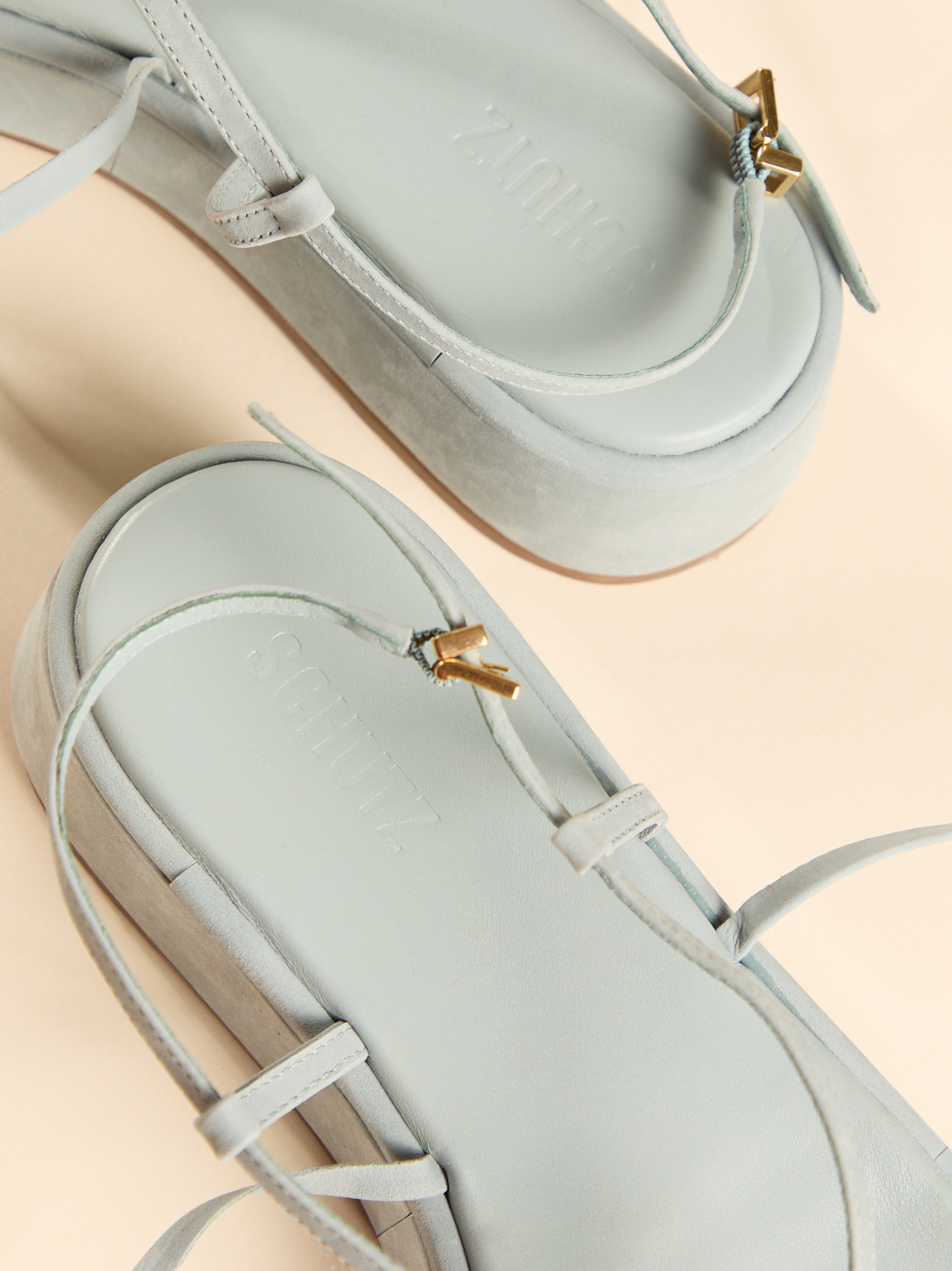 Zadie Platform Sandal by Schutz in Azure | Altar'd State