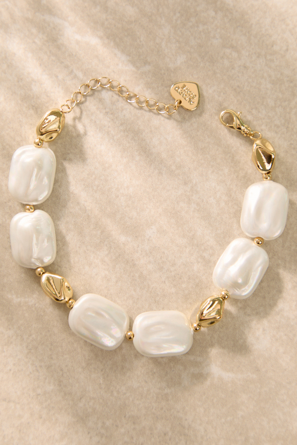 18K Gold & Pearl Bracelet - Altar'd State