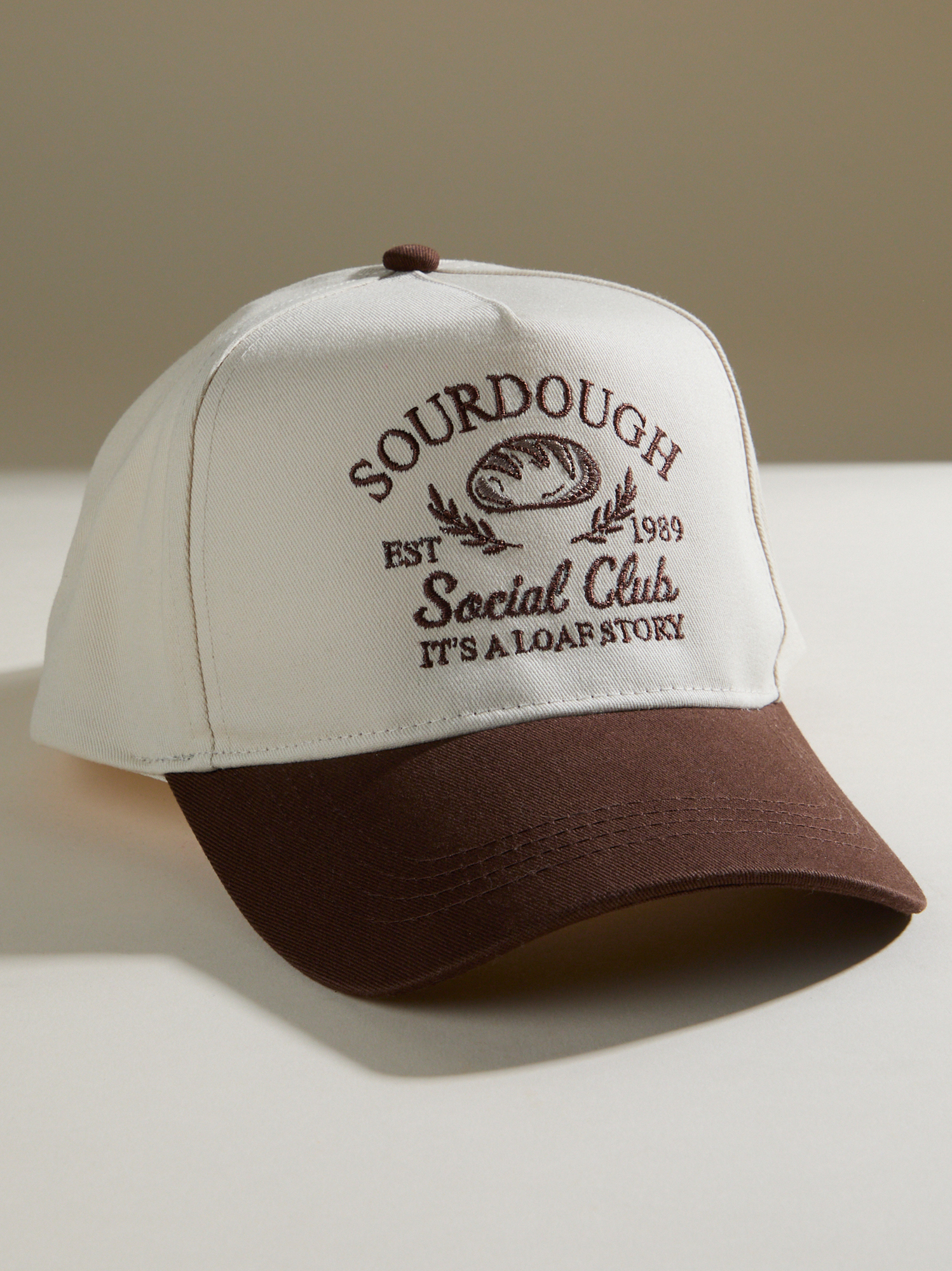 ? NWT Altar’d State Spicy Margs Social Club Trucker Hat Blue Beige Spicy Marg Social Club - Green Vintage Trucker Hat – KenzKustomz main image 3
