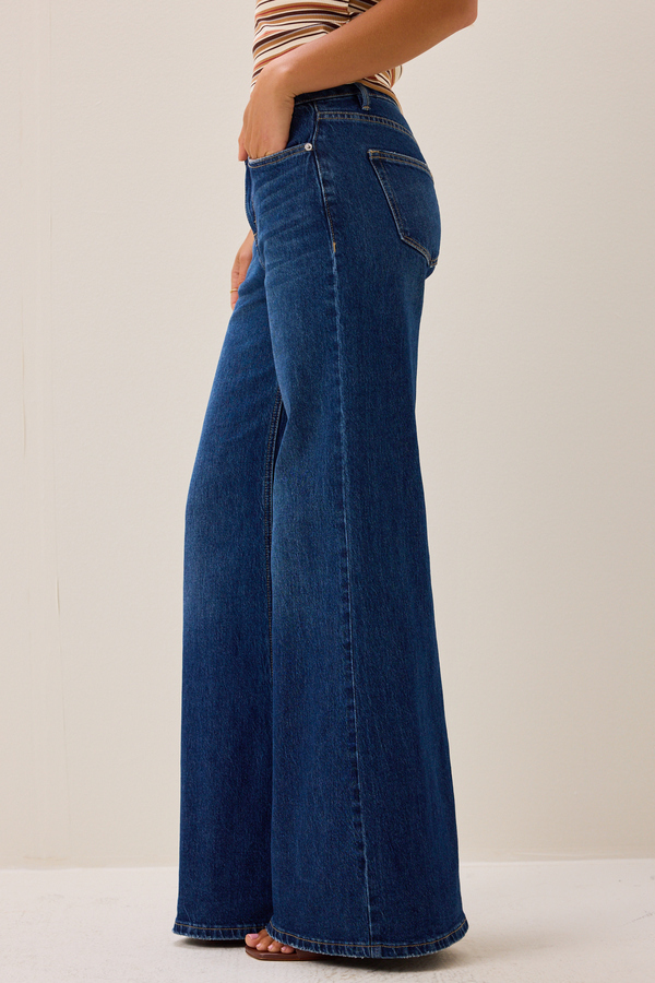 Olivia Wide Leg Jean Detail 6 - Altar'd State