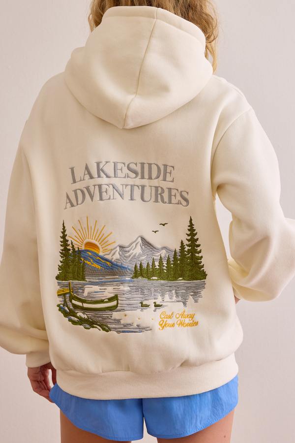 Lakeside Adventures Graphic Hoodie Detail 6 - Altar'd State
