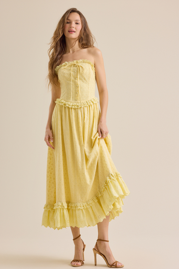 green emerald velvet dress Women Church Dress 5422 Yellow  By Day Fashion