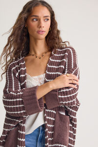 Georgie Chenille Slouch Cardigan Detail 3 - Altar'd State