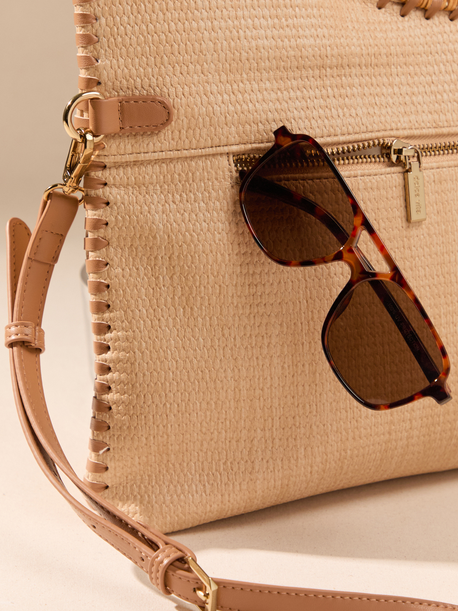 Dolce Vita Lilah Clutch Bag in Natural | Altar'd State