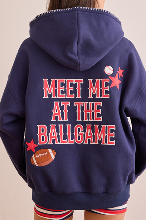 Meet Me at the Ballgame Applique Hoodie - Altar'd State - 