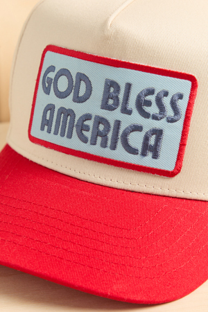 God Bless America Patch Trucker Hat - Altar'd State - 