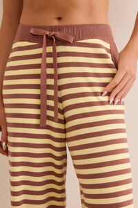 Flow Stripe Wide Leg Pant Detail 2 - Altar'd State