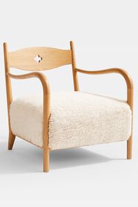 Hayden Lounge Oak Chair Detail 4 - Altar'd State