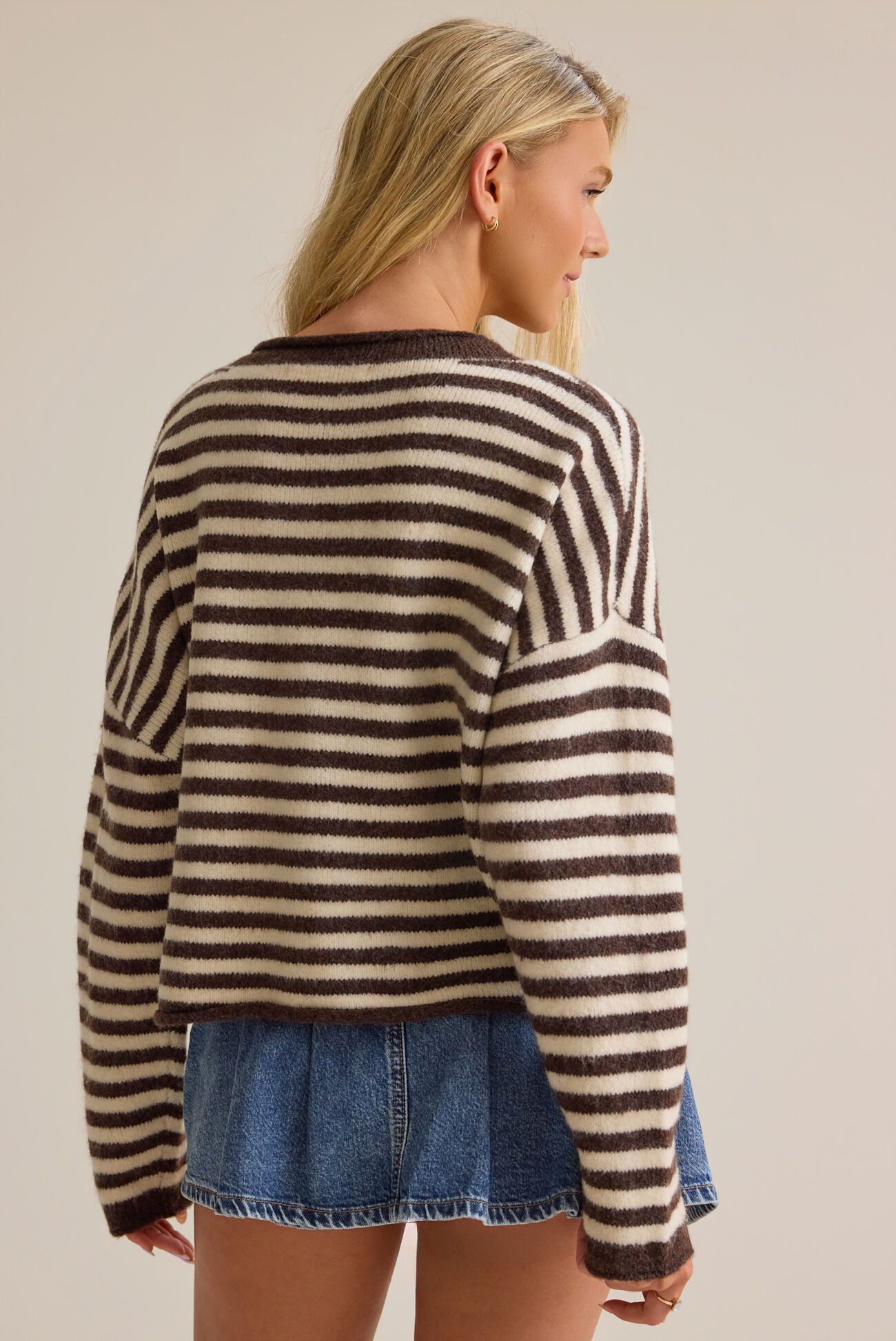 Madeline Striped Cardigan