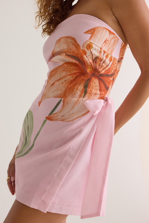 Katey Linen Mini Dress - Altar'd State - 