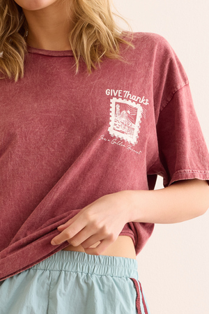 Give Thanks Graphic Tee - Altar'd State