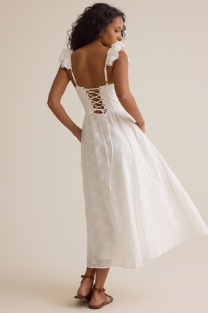 Maribel Eyelet Maxi Dress - Altar'd State - 