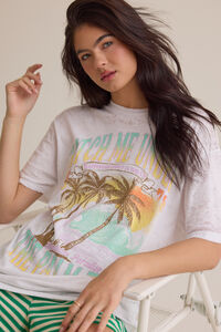 Catch Me Under the Palm Tree Tee - Altar'd State