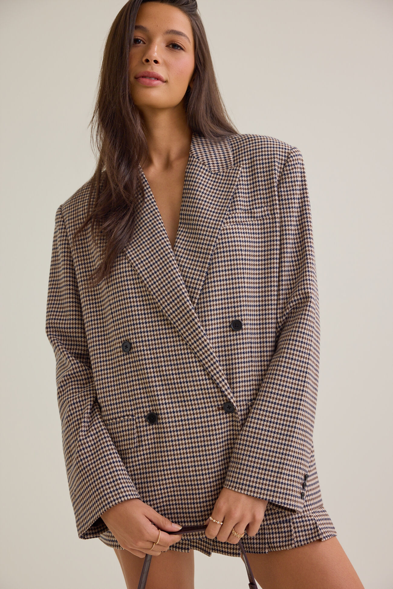 Betty Plaid Blazer