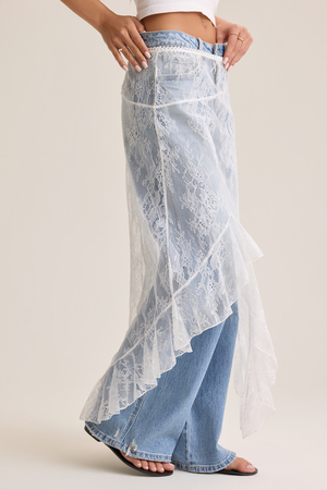 Eva Lace Slip Skirt - Altar'd State - 
