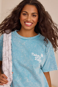 Take It Easy Graphic Tee Detail 2 - Altar'd State
